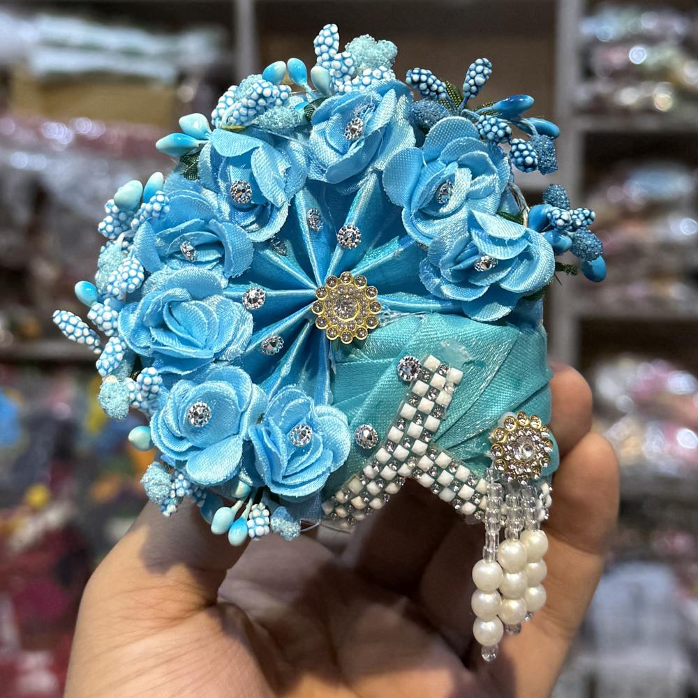 Laddu Gopal Beautiful Flower Pagri