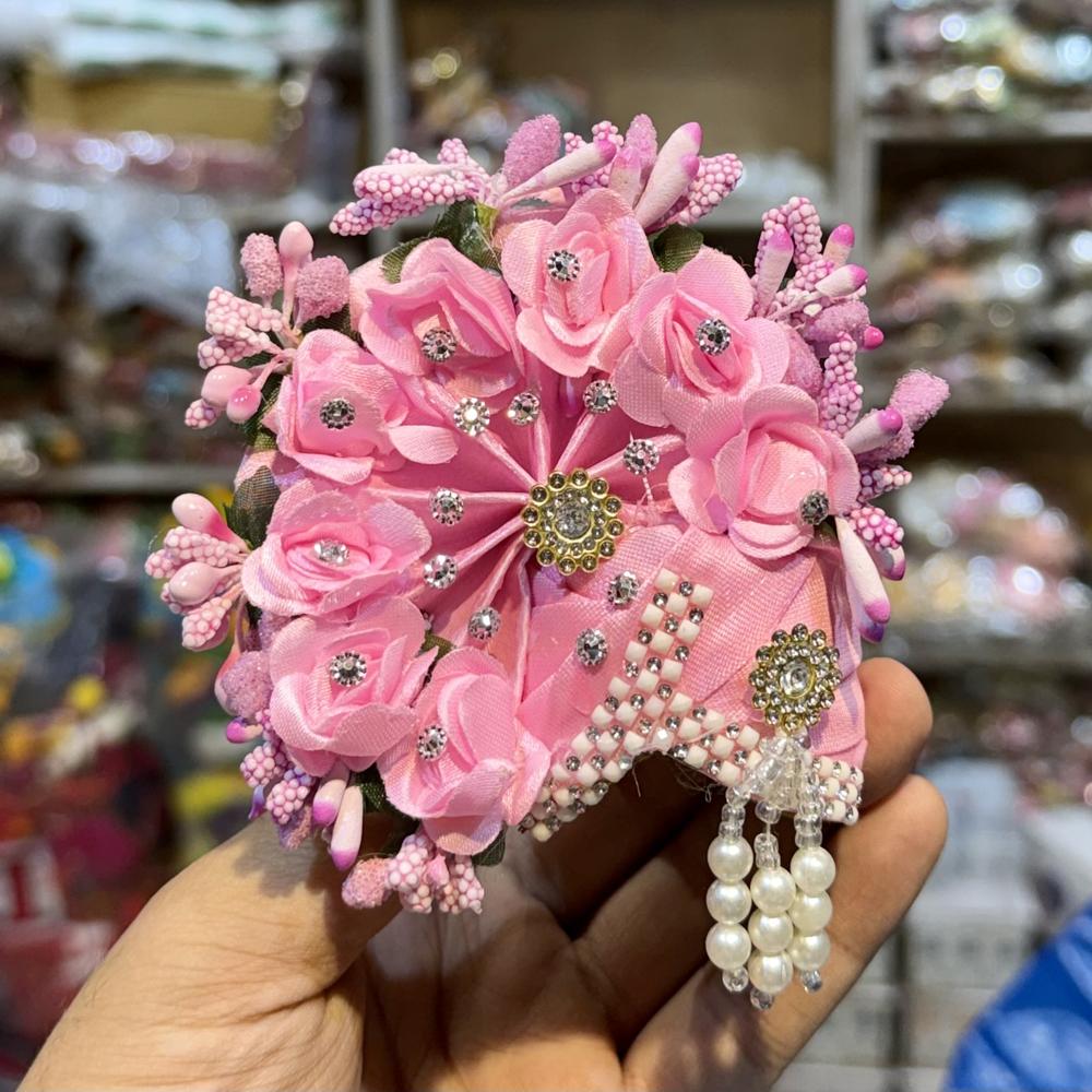 Laddu Gopal Beautiful Flower Pagri