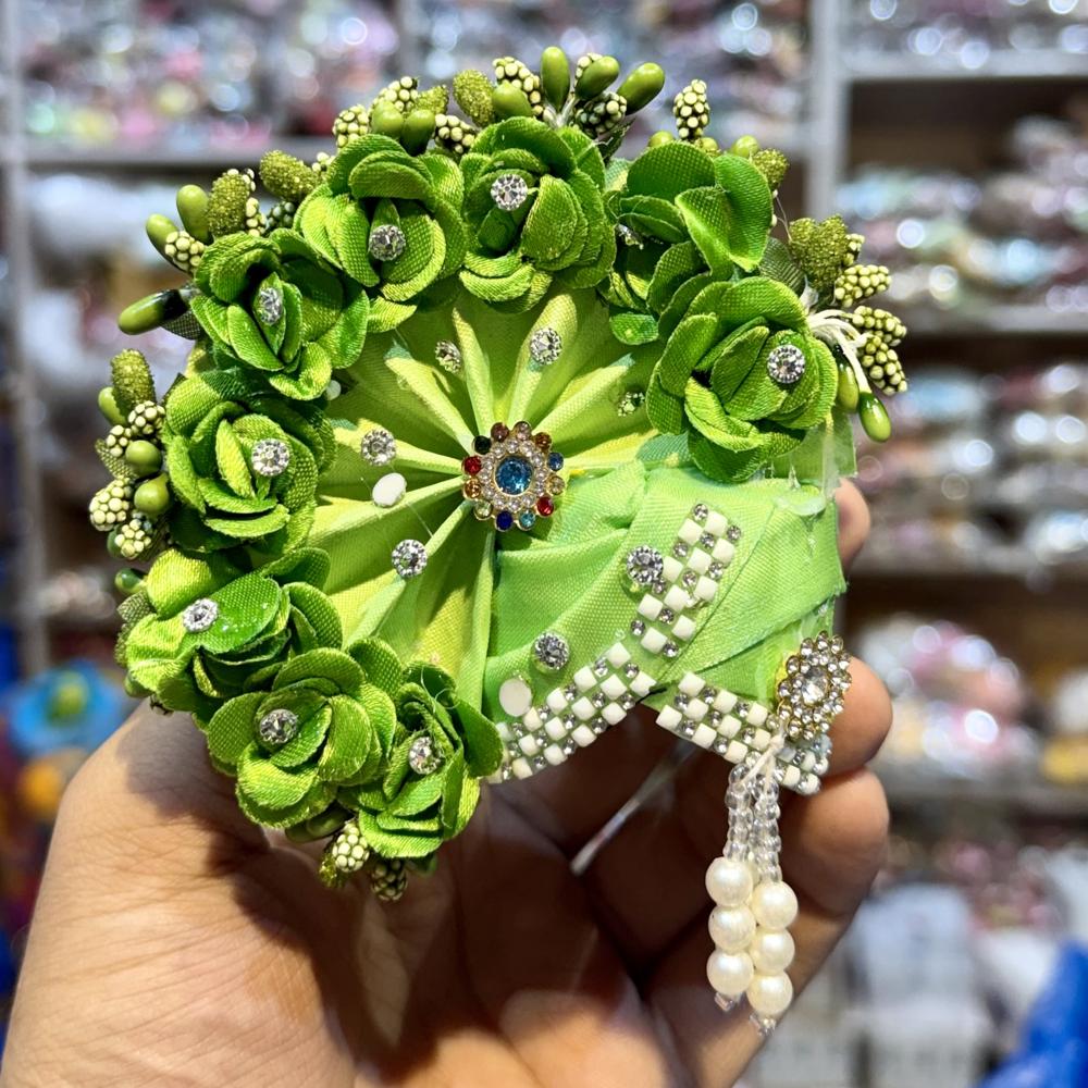 Laddu Gopal Beautiful Flower Pagri