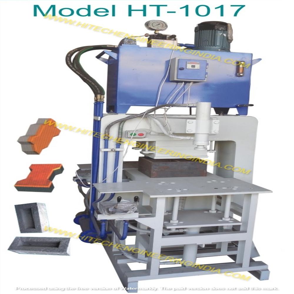 semi automatic paver block machine