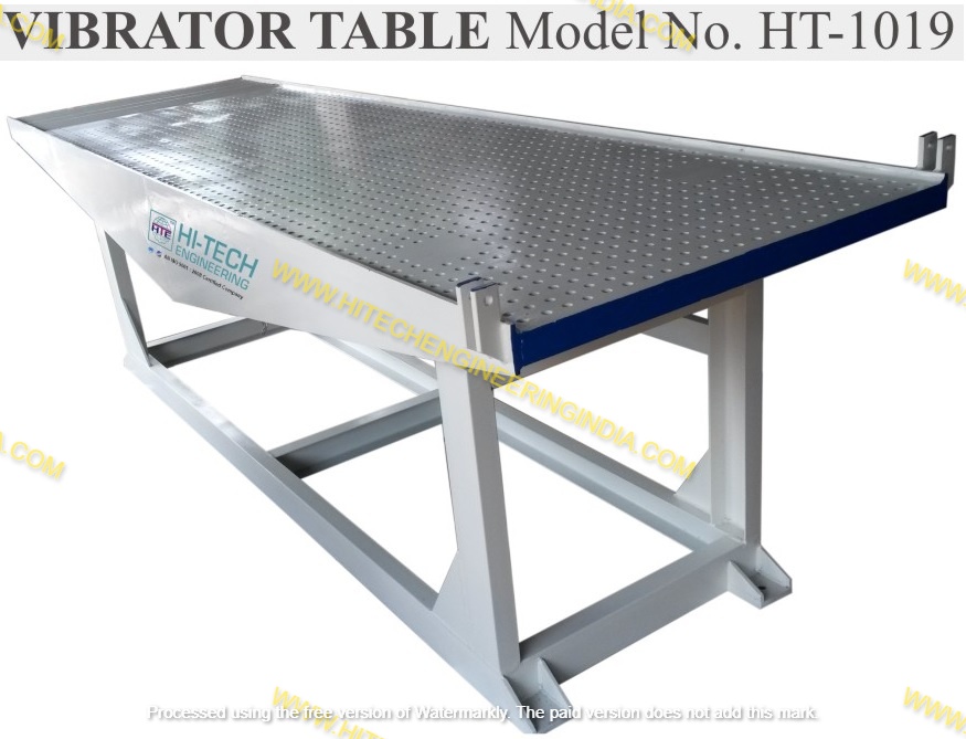 Vibrator Table Plant For Paver Block - Capacity: 4000 Pcs/min