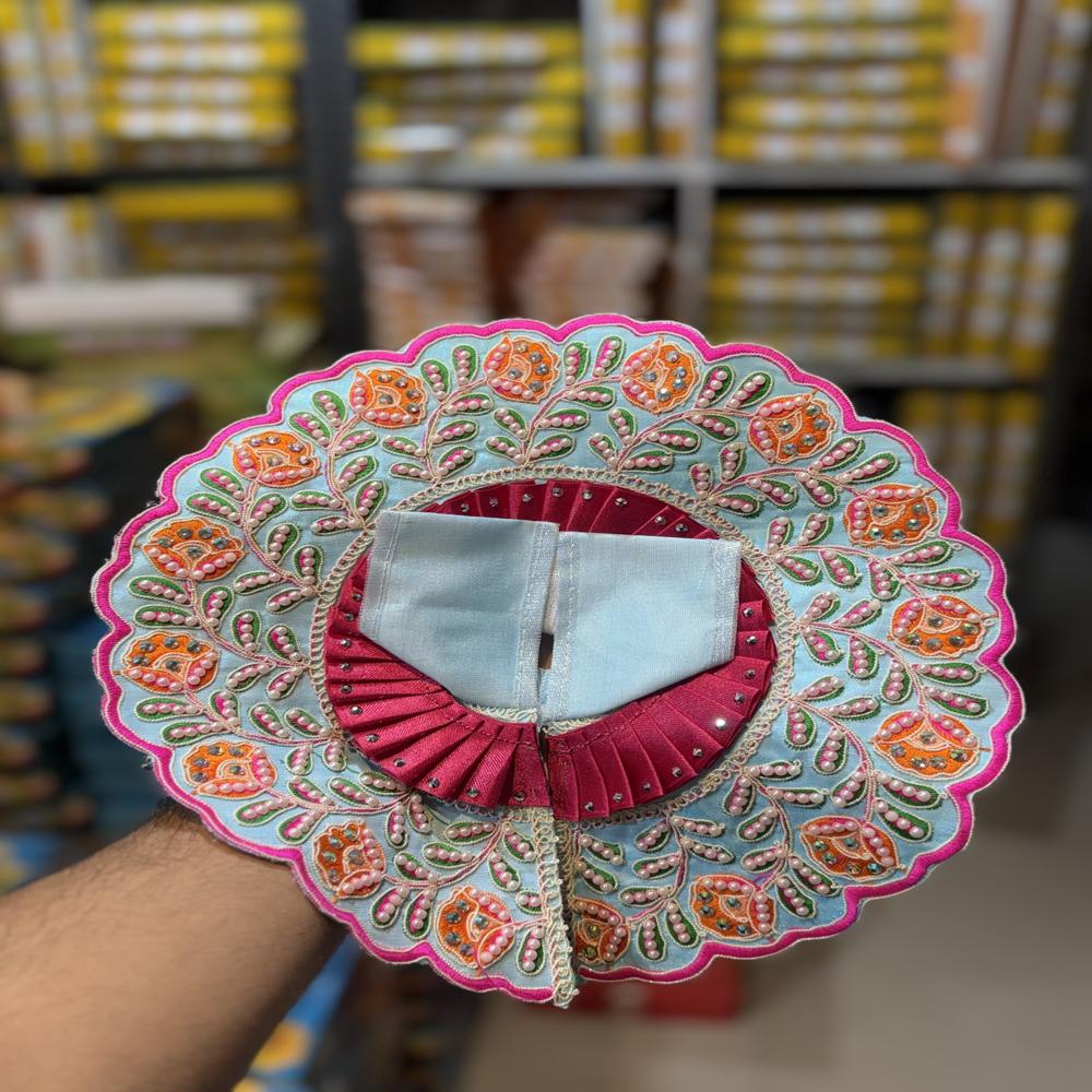 Heavy Embroidered Boundary Laddu Gopal Dress