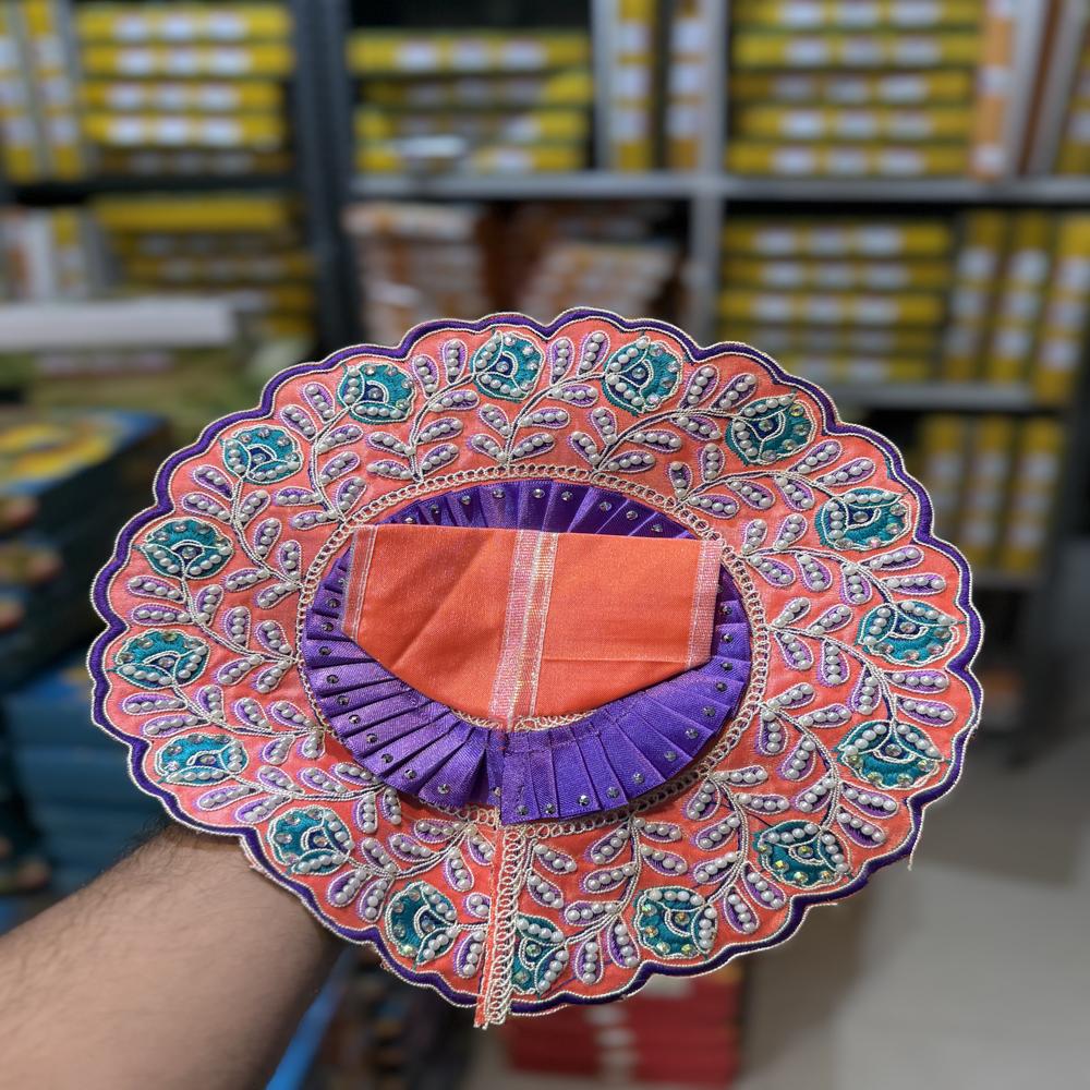Heavy Embroidered Boundary Laddu Gopal Dress