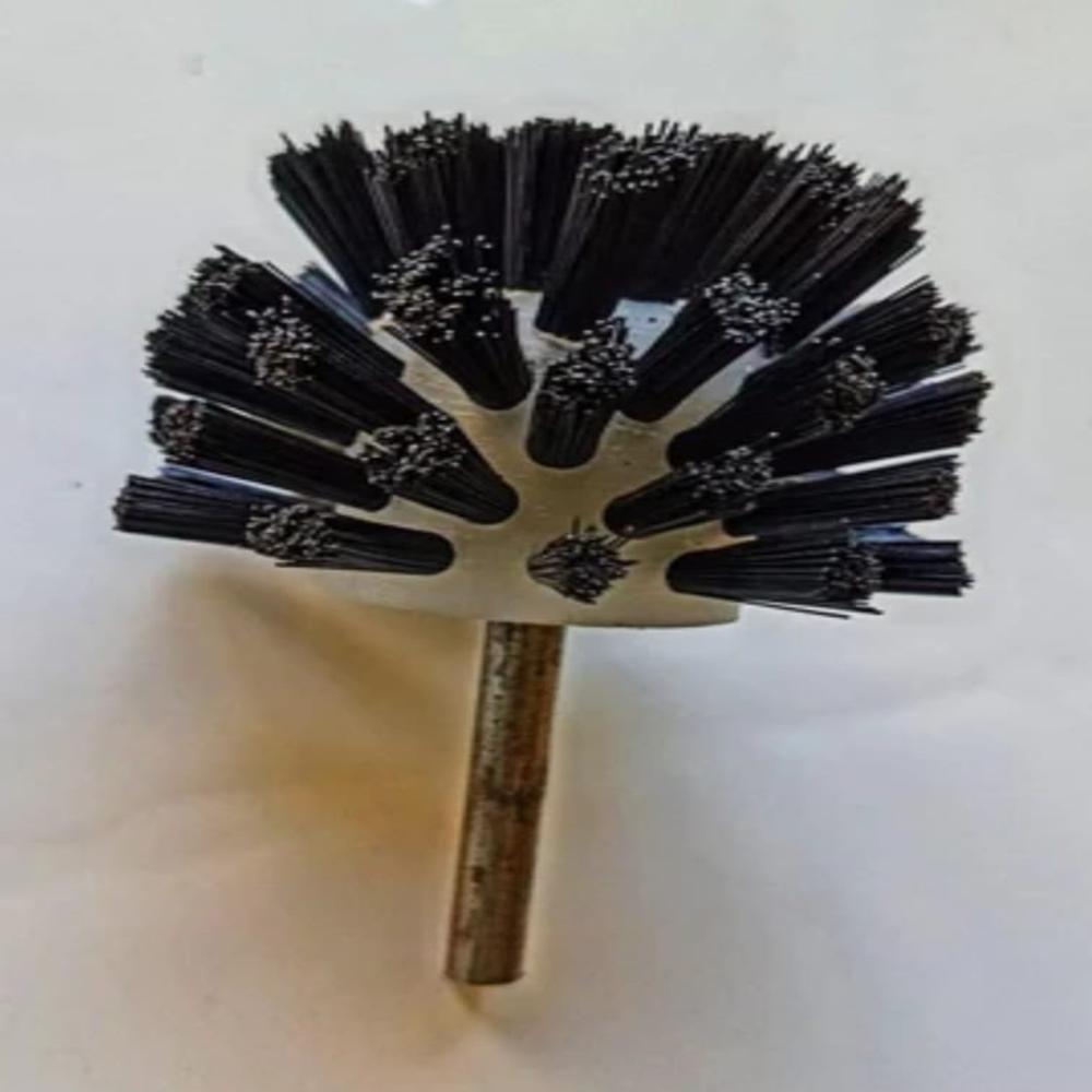 Tube cleaning roller brush