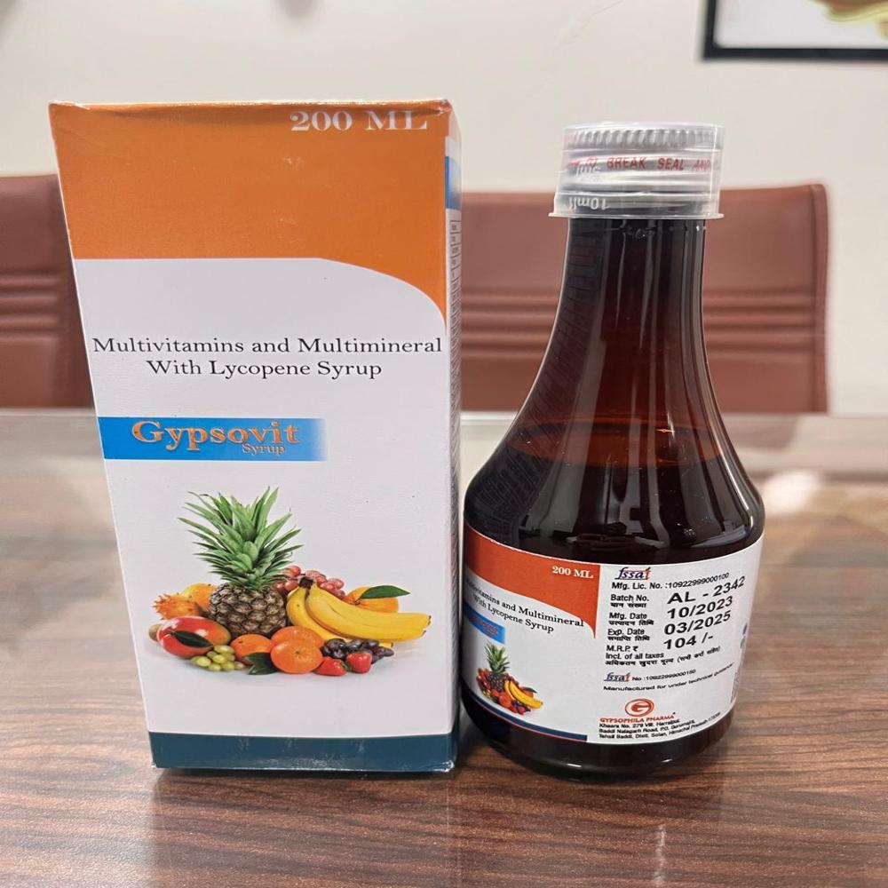 Gypsovit Maltivitamin Syrup - Drug Type: Health Supplements