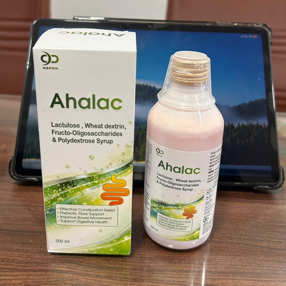 Lactulose Wheat Dextrin Fructo Oligosaccharides &Polydextrose Syrup - Brand Name: Ahalac