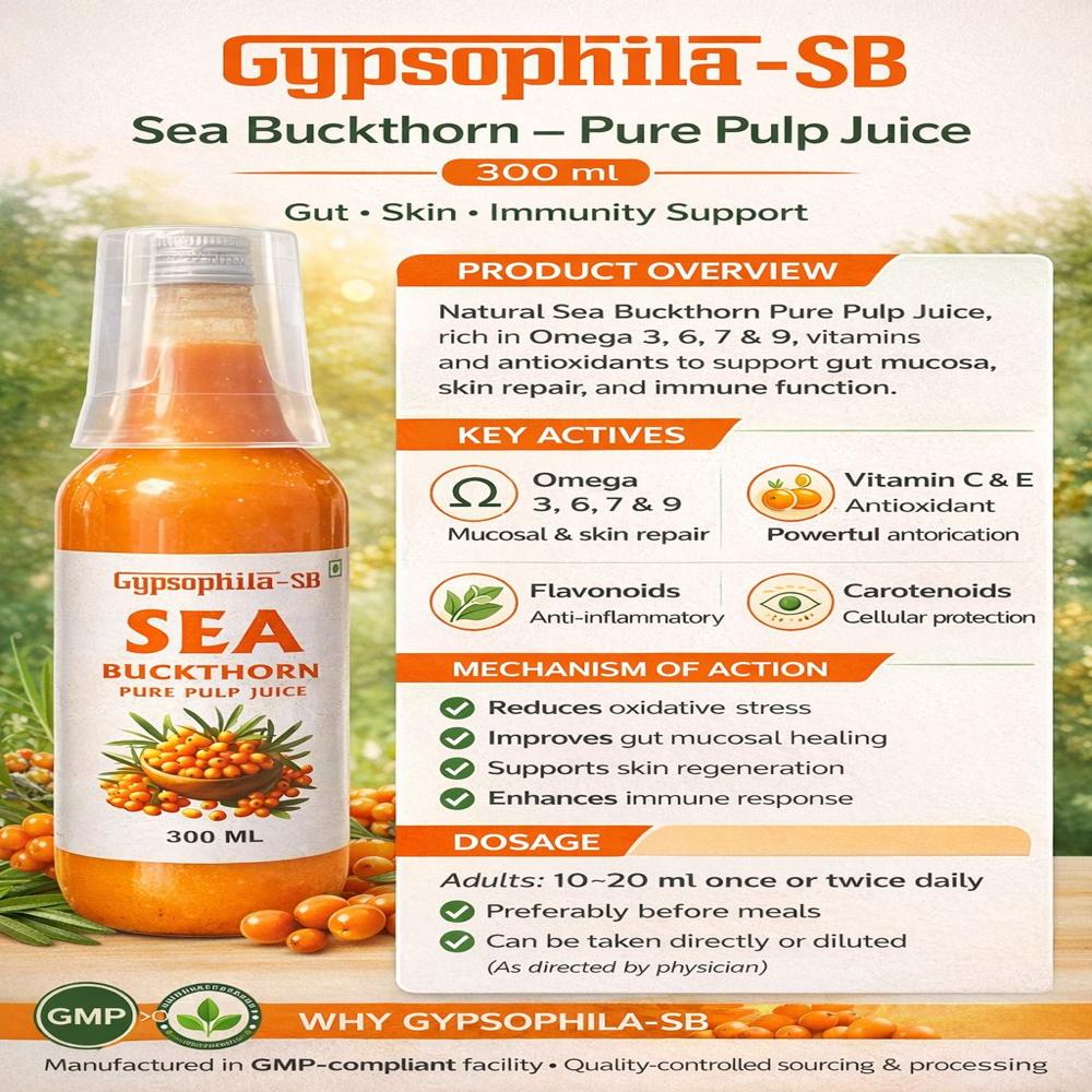 Sea Buckthorn Pure Pulp Juice - Best Before: 18 Months