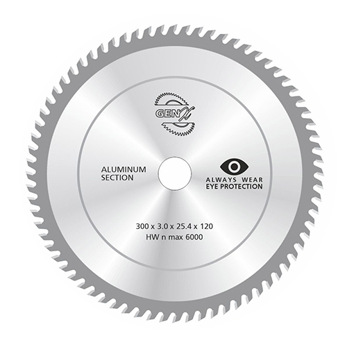 300x3x25.4x120 Aluminum Section TCG Saw Blade