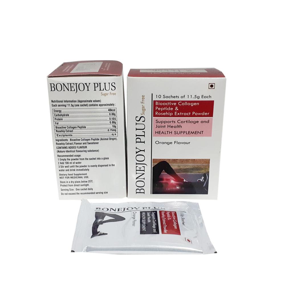 BIOACTIVE COLLAGEN PEPTIDE 10 GM + ROSEHIP  EXTRACT 750 MG  POWDER SACHET