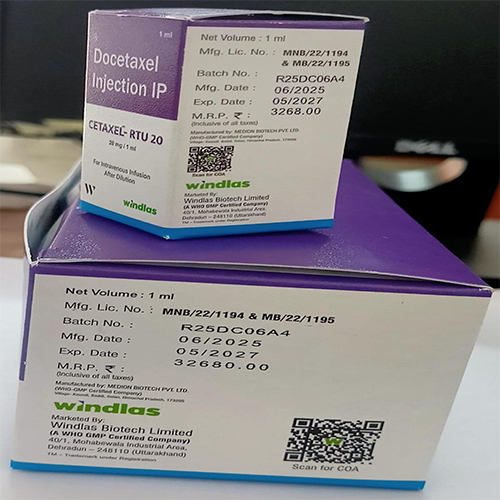 Docetaxel Injection IP Cetaxel RTU 20