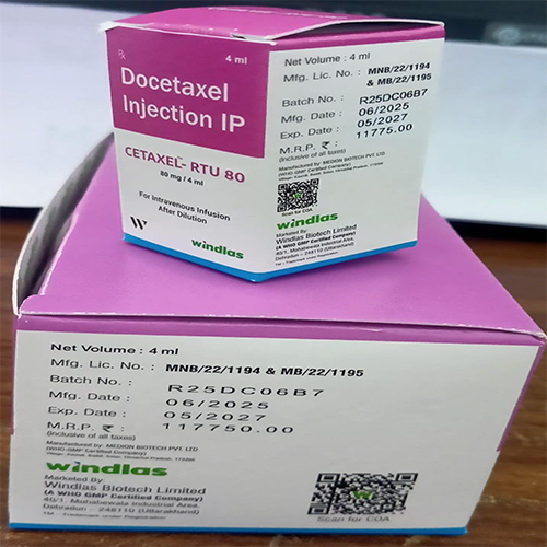 Docetaxel Injection IP Cetaxel RTU 80