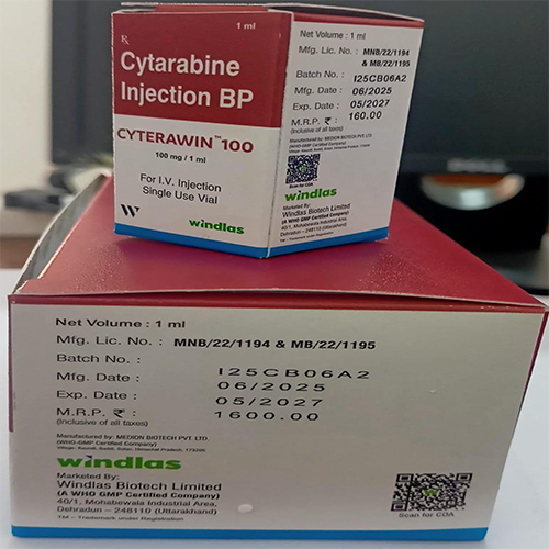 Cytarabine Injection BP Cyterawin 100