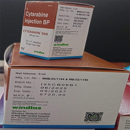 Cytarabine Injection BP Cyterawin 500