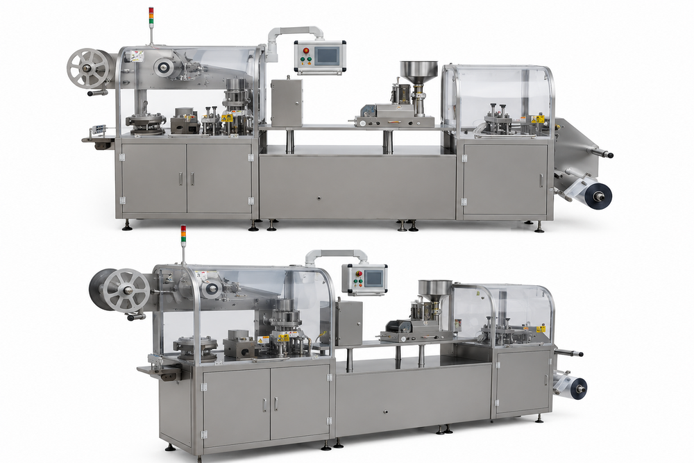 Soft PVC Blister Packing Machine For Surgical Packing