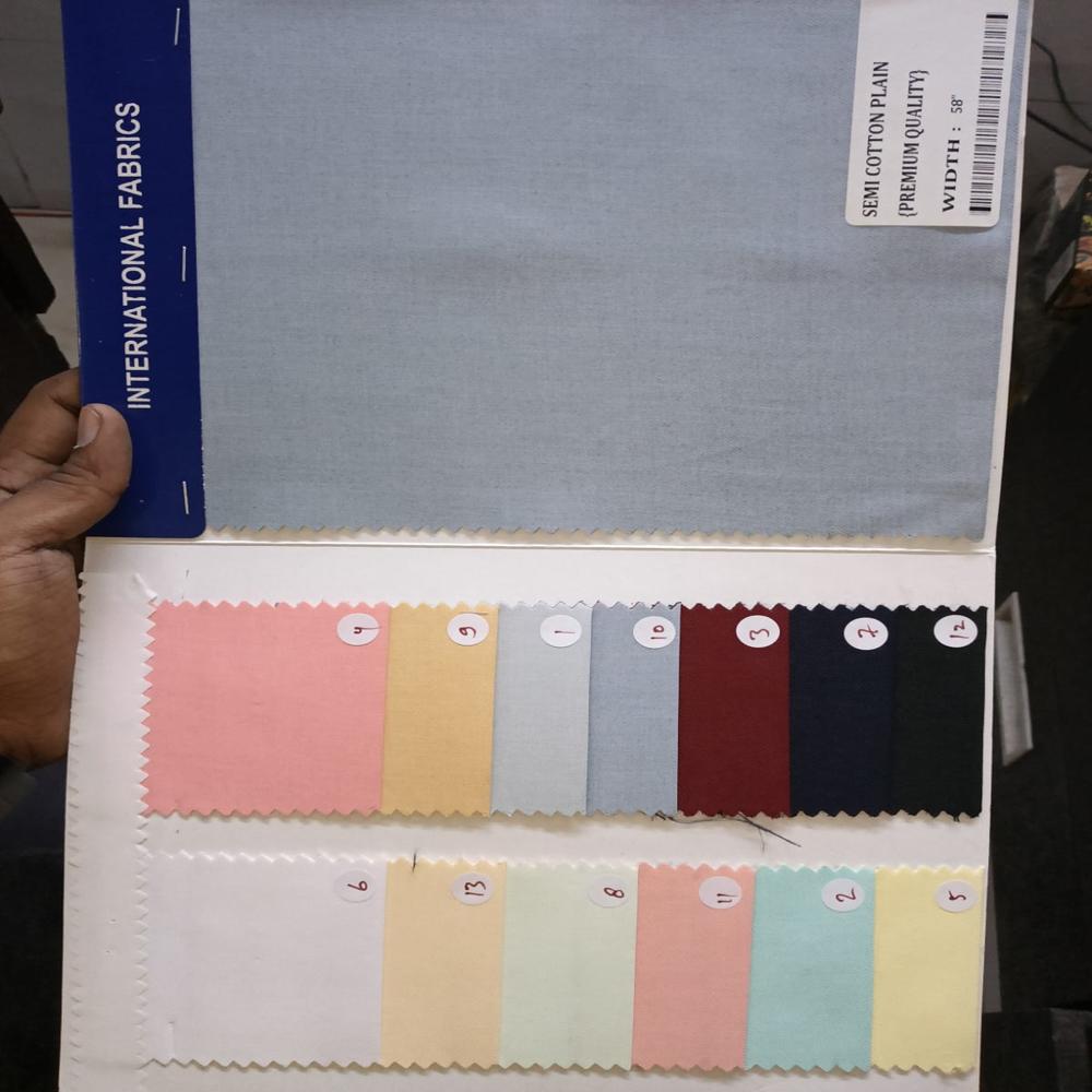 SEMI COTTON SHIRTING FABRIC