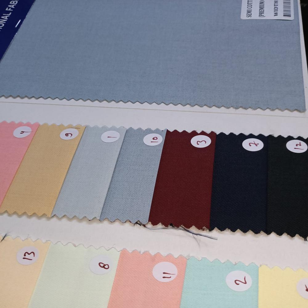 SEMI COTTON SHIRTING FABRIC