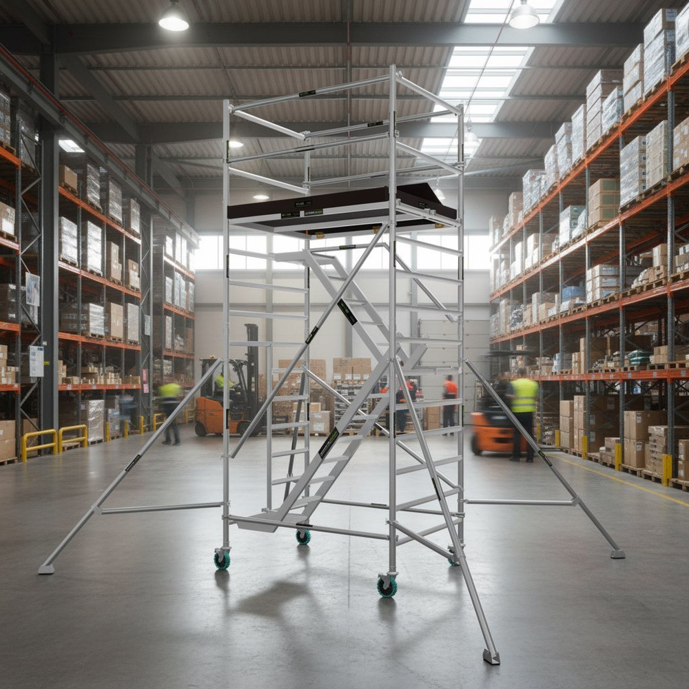 4.2m Aluminium Scaffolding Stairway Version