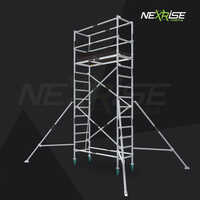 4.2m Aluminium Scaffolding 4r Stairway Version