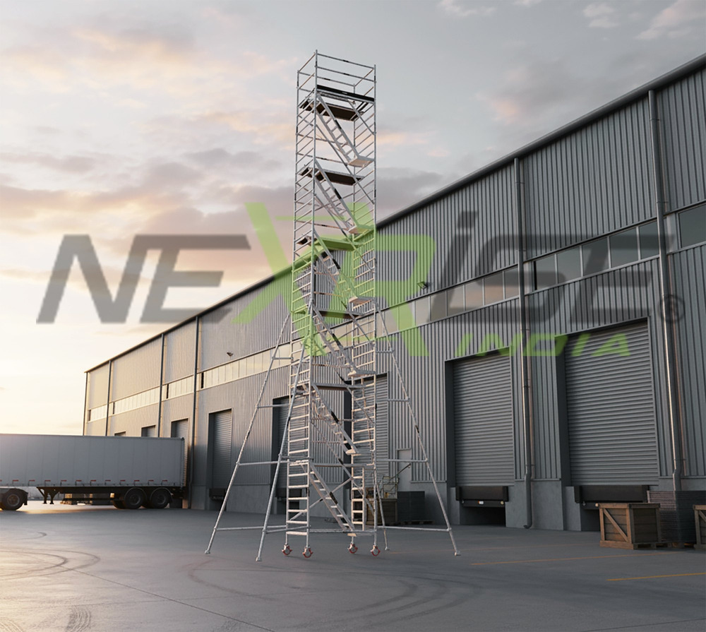 13.2m Aluminium Scaffolding Stairway Version