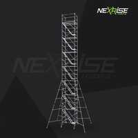 15.2m Aluminium Scaffolding 4r Stairway Version - Application: Construction