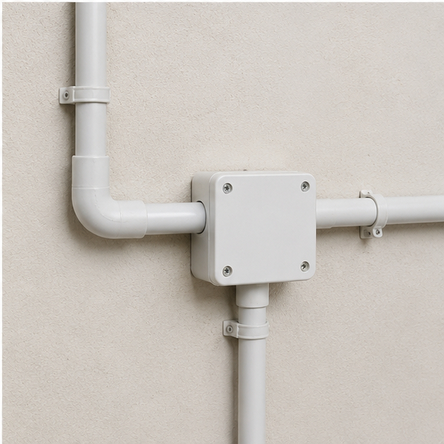 25mm White Heavy Duty Conduit Pipes