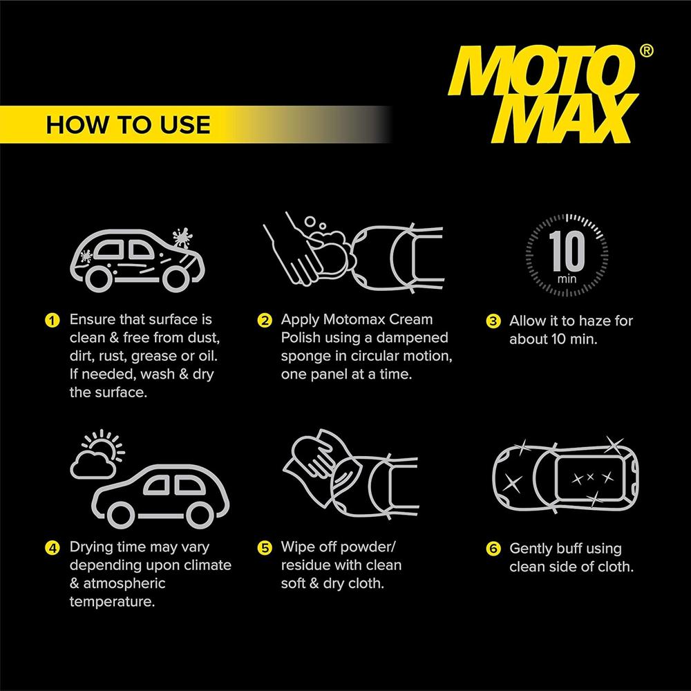 Motomax Cream Polish 60grms