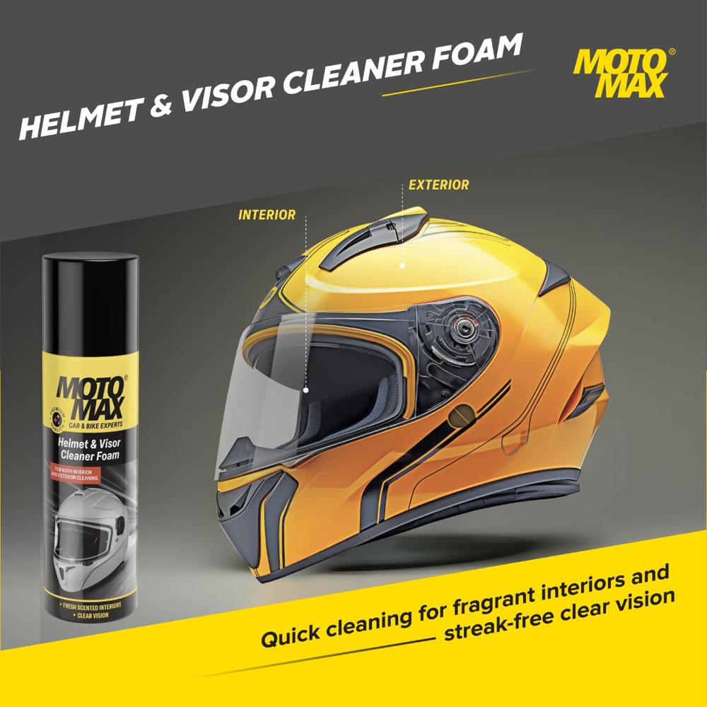 Motomax Helmet & Visor Cleaner Foam 200ml