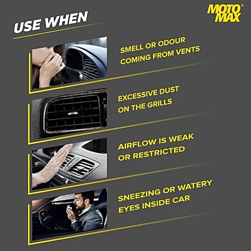 Motomax AC Vent Disinfectant Cleaner Foam 450ml