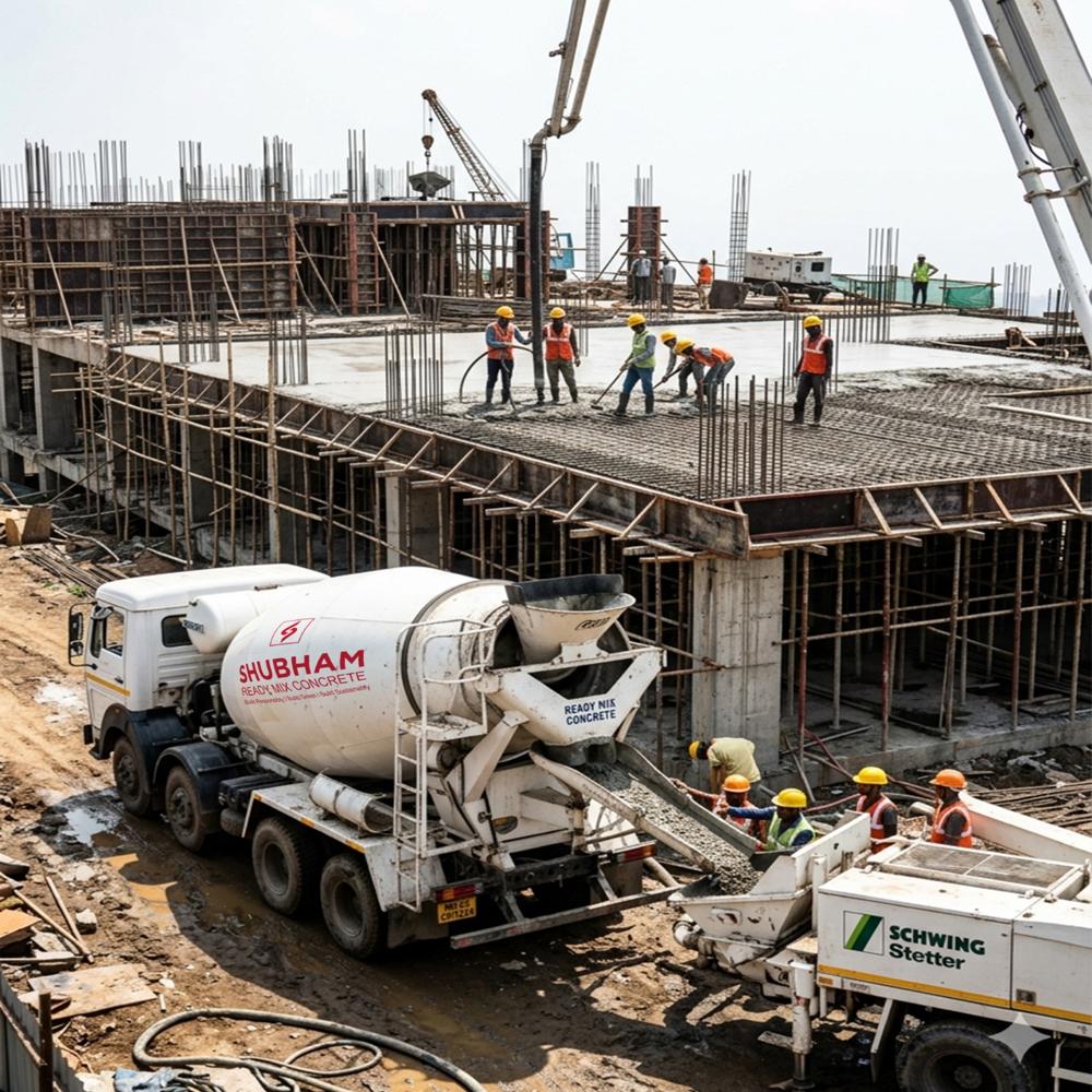 Ready Mix Concrete M-25 - Color: Grey
