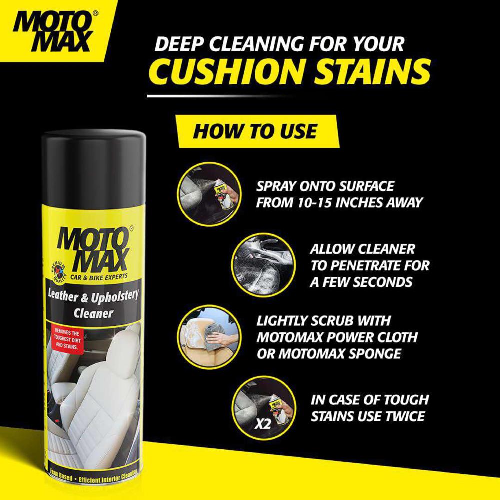 Motomax Leather & Upholstery Cleaner 200ml