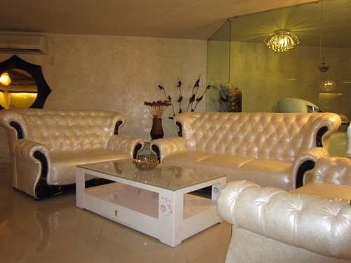 आधुनिक मोती शैली सोफा सेट