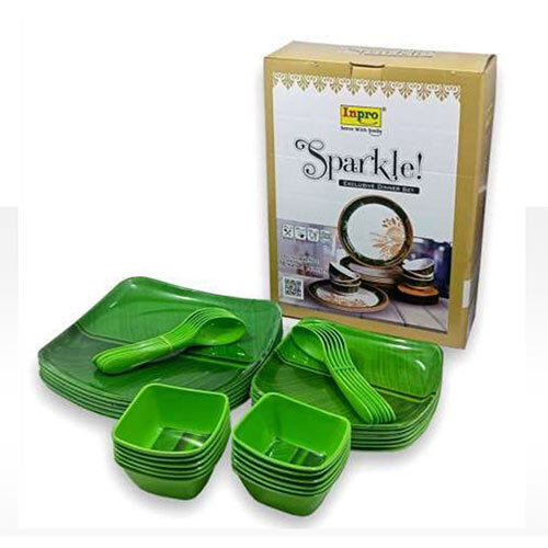Sparkle DS KP Square Dinner Set 36 Pcs