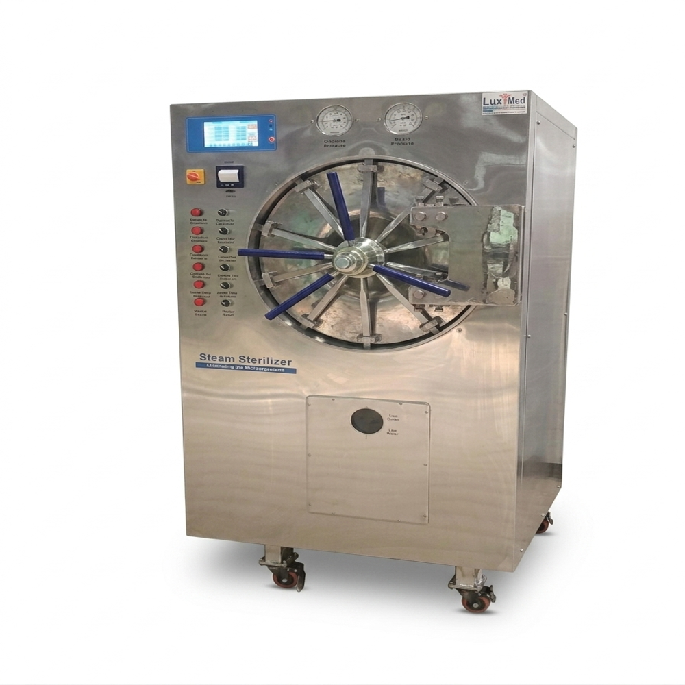Cylindrical Steam Sterilizer Single Door
