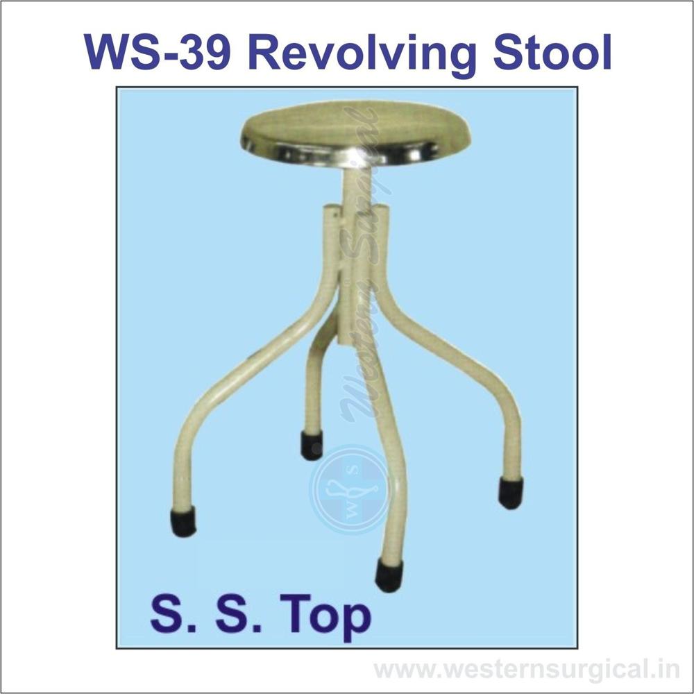 REVO-LVING STOOL S.S. TOP