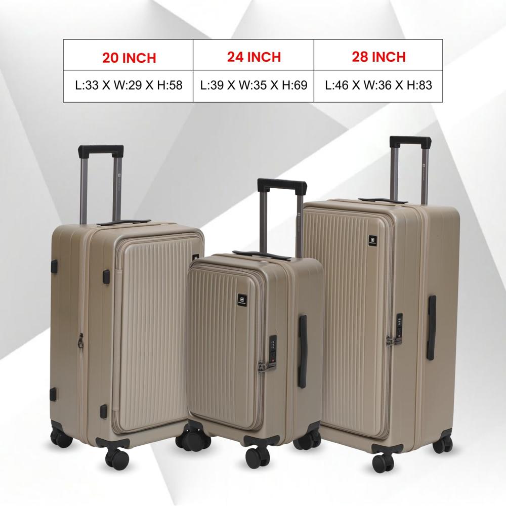Swiss Military JADE Travelling Trolley Luggage Bags HTL1039