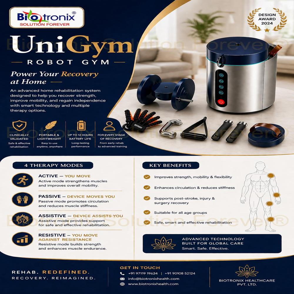 UniGym Smart Home Rehabilitation Exercise Robot