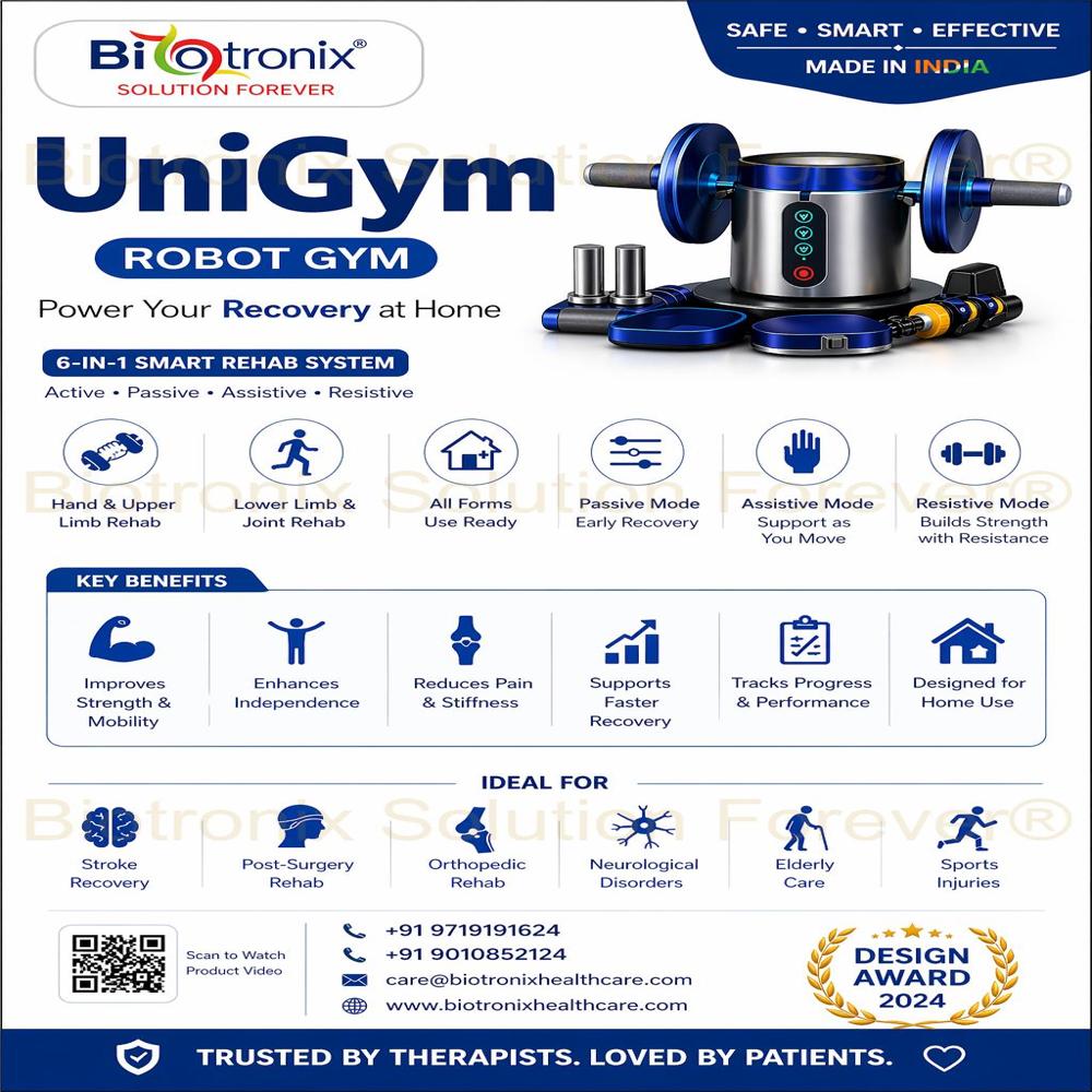 UniGym Smart Home Rehabilitation Exercise Robot