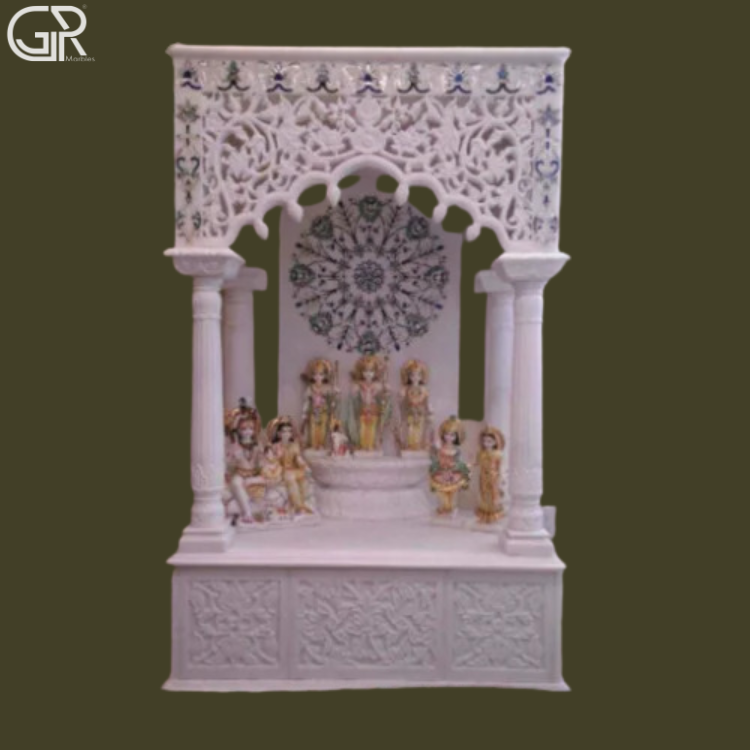Traditional design Marble mandir