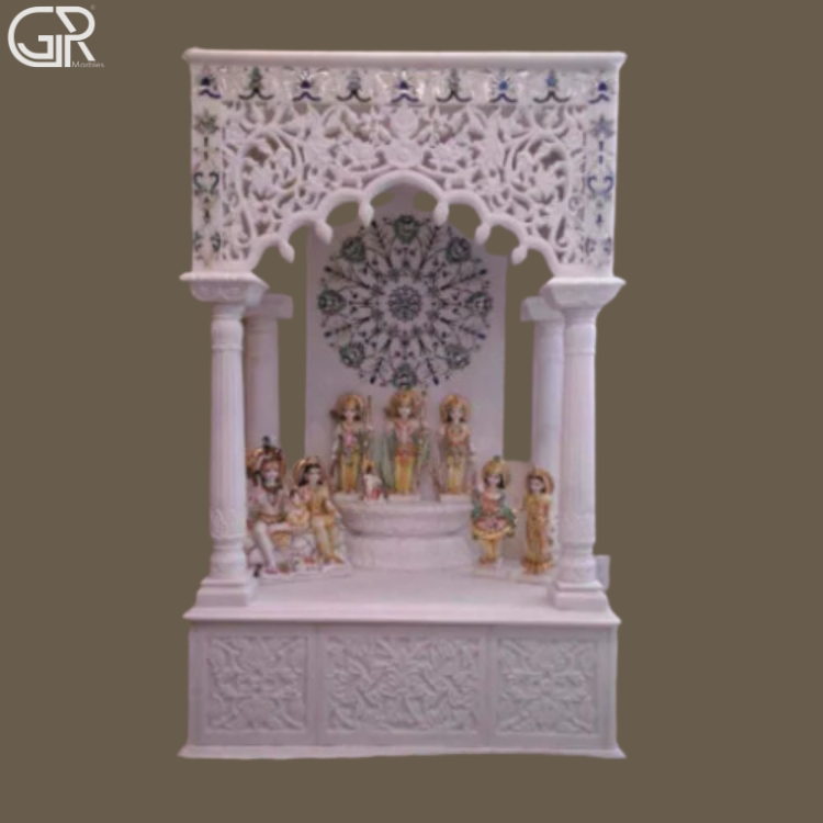 Traditional design Marble mandir