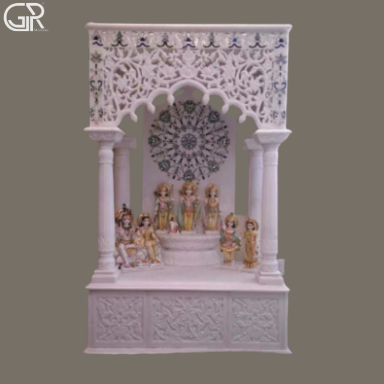 Traditional design Marble mandir