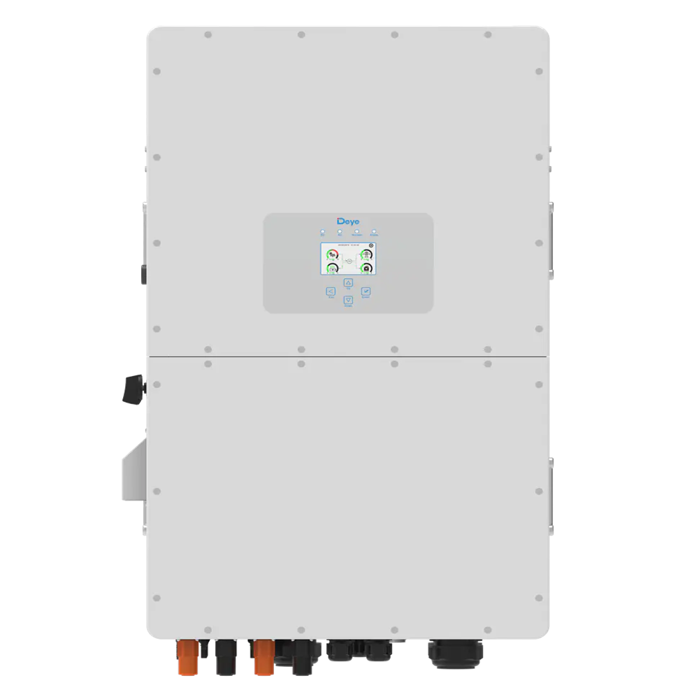 Deye 40kW Sun Series Three Phase Hybrid Inverter, 3/4 MPPT, High Voltage Battery Supported