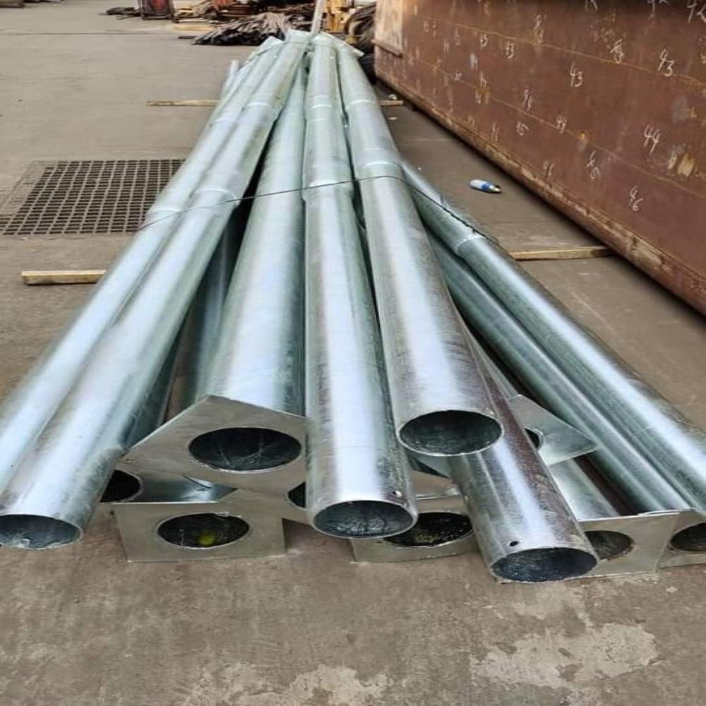8 Meter Tubular Pole(5:4:3) - Material: Ms/Gi