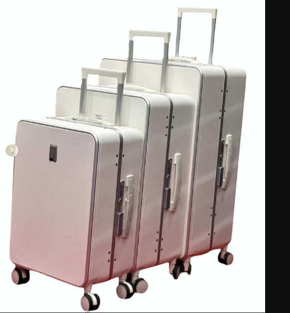 Swiss Military Travelling Trolley Luggage Bags Htl172 - Color: Gold & Dark Grey & White