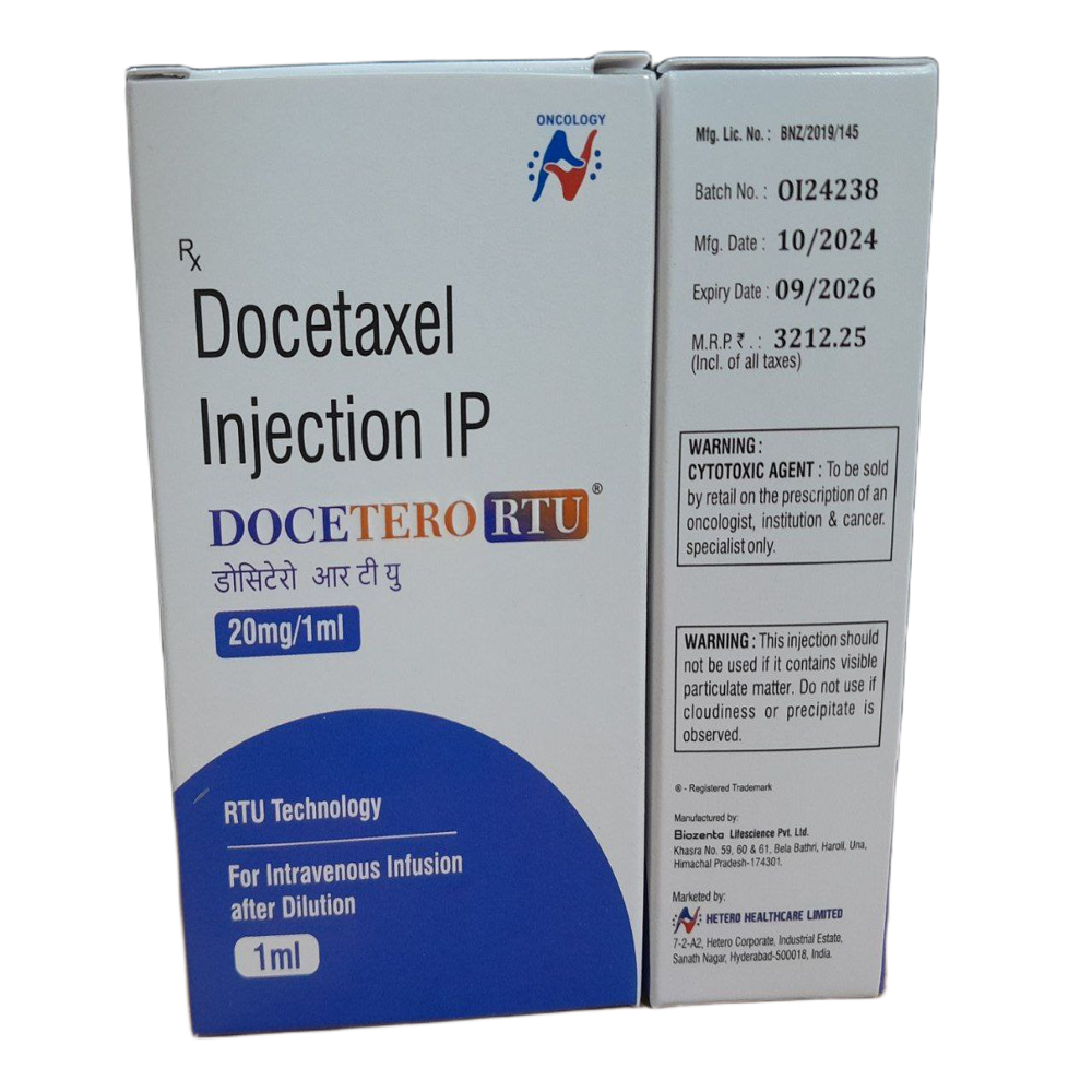 Docetero Rtu 20mg - Docetaxel Injection