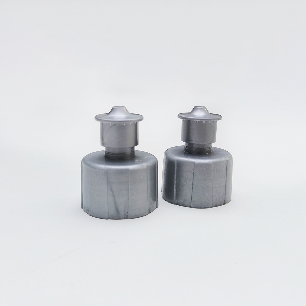 Yellow Pull Push 28mm Cap