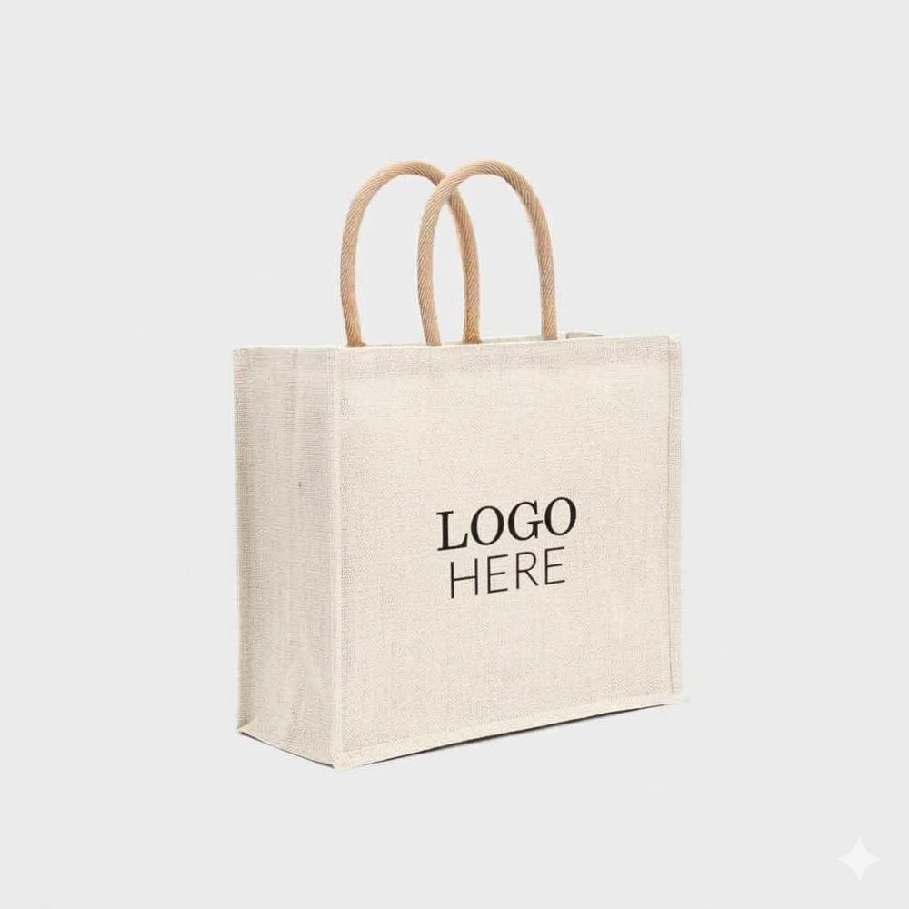 Kori Eco Charm Mini Jute Bag Jute Bag 10" X 8" X 5" Off White