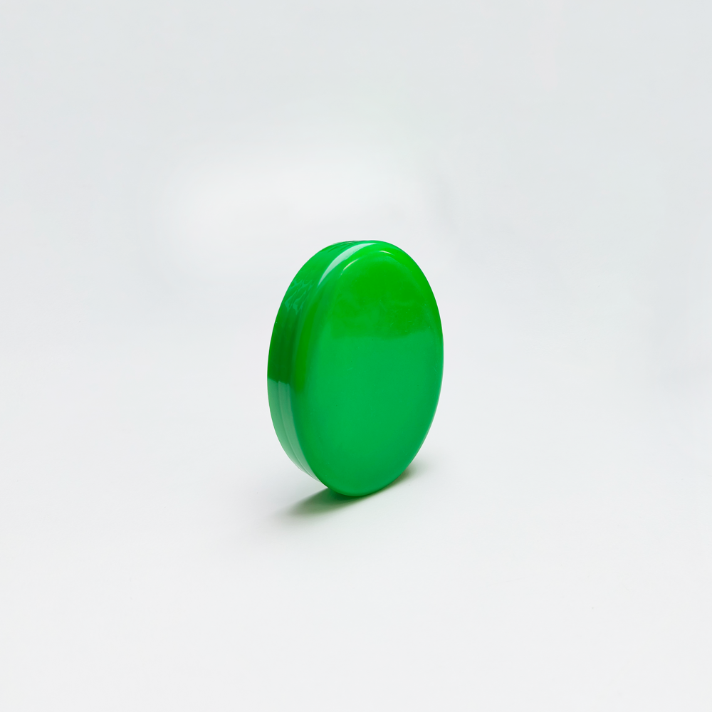 Dome Plain Plastic Cap 63mm - Plastic Material, 63mm Diameter, Red, Green, Yellow, Black, White Colors | Versatile Screw Cap For Jars