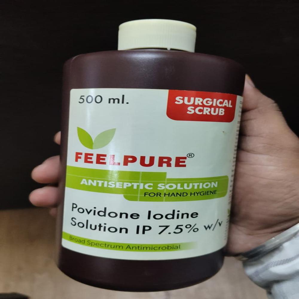 FEELPURE Povidone Iodine Solution IP 7.5% w/v
