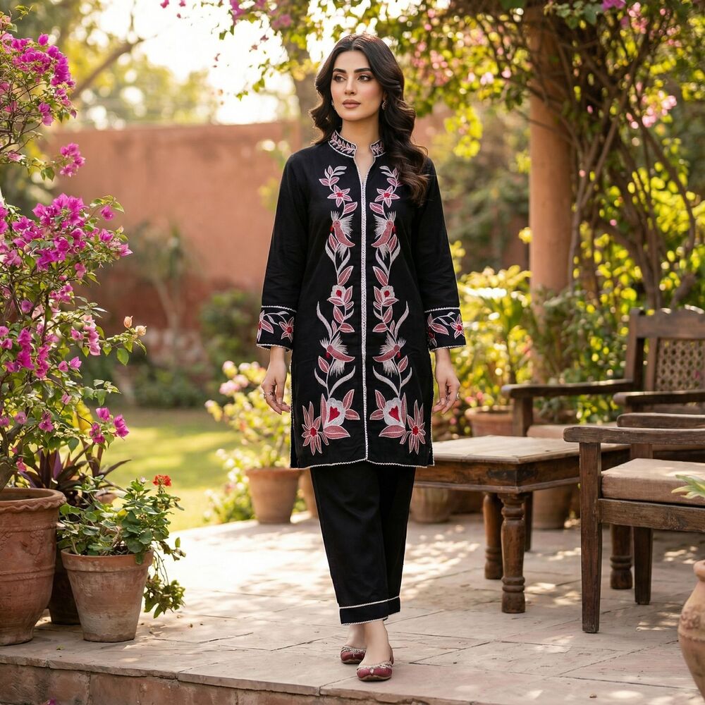 Cotton Print Suit