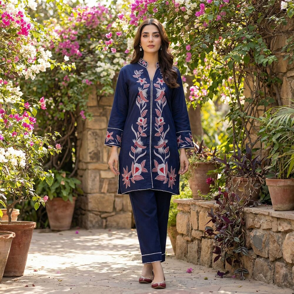 Cotton Print Suit